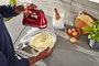 KitchenAid 5KHM6118 EER Batteuse-mélangeuse 6 vitesses avec batteurs flexibles - Rouge